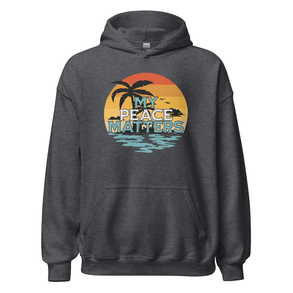 My Peace Matters Hoodie- Dark Heather Color - https://ascensionemporium.net